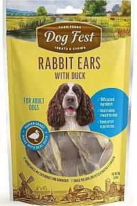 Snackuri pentru caini Dog Fest Rabbit Ears with Duck 500g