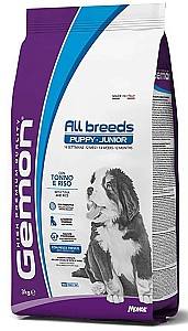Hrana uscata pentru caini Gemon Dry Dog Mini Puppy & Junior Tuna/Rice