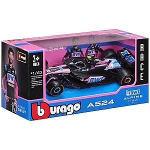 Masina jucarie BBURAGO F1 Alpine A524 (18-38219)