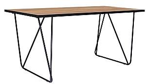 Masa Nowy Styl Rocky 1600x770 Stejar Auriu / Negru