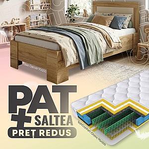 Pat copii Yasen Denver 900 + Saltea Salt Confort Clasic 90x200