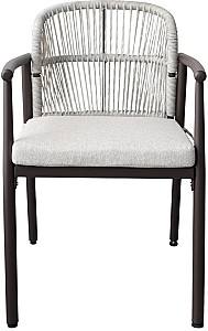 Scaun terasa DP Luzia Grey + Dark Brown Legs