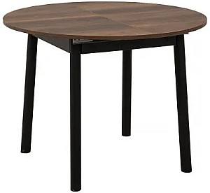 Masa Trendy Oliver Nuc/Negru