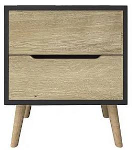 Noptiera Trendy Flora Anthracite/Sapphire Oak