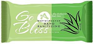 Влажные салфетки Go Bliss Aloe 12 шт