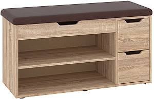 Dulap pentru incaltaminte Pehotin B-7 stejar sonoma/maro