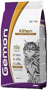 Hrana uscata pentru pisici Gemon Kitten Chicken/Rice 2kg