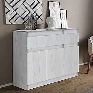 Комод Modern Komfi 120 ( Белый дуб крафт )