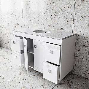 Dulap sub lavoar Supraten "VERSAILLES 120" (GR 120) Alb New
