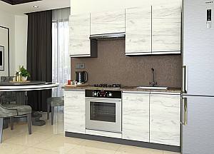 Set mobila bucatarie Yasen Madera 1.8 m Stejar Kraft Alb