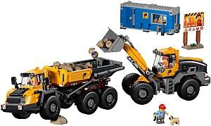 Конструктор LEGO City Самосвал и фронтальный погрузчик