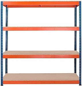 Cтеллаж складской Waltz 1200/500/1780 ORANGE-BLUE