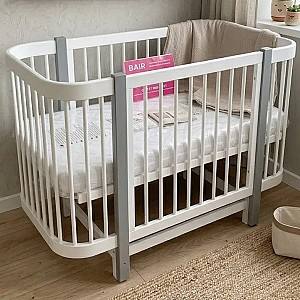 Детская кроватка Kuzea Elza 2 White Grey