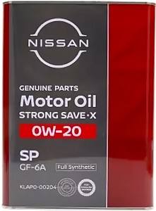 Моторное масло JAYTEC JT-NISSAN SP STRONG SAVE X 0W20 (4L)