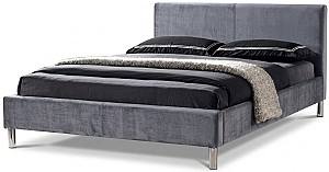 Кровать Kroll Carrie 160x200 (велюр) Серый