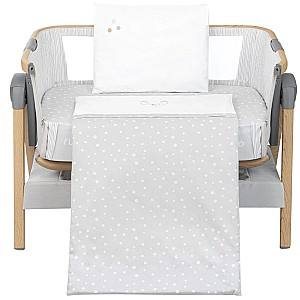Lenjerie de pat Kikka Boo Joyful Mice, 5 piese