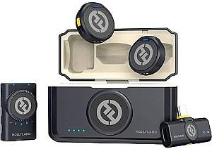 Microfon Hollyland Lark M2 Mini Combo (Shine Charcoal)
