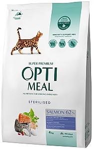 Сухой корм для кошек Optimeal Adult Cat Sterilised Salmon 4kg