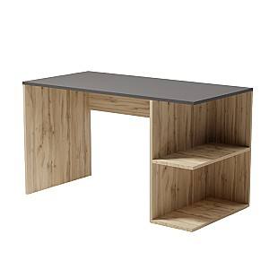 Письменный стол Smartex Comp (110см) Black/Dark Oak