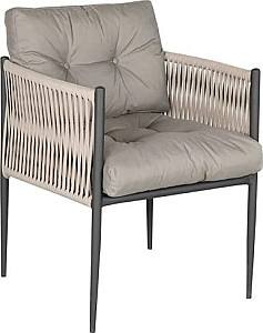 Стул для сада Papatya Evans Anthracite / Beige