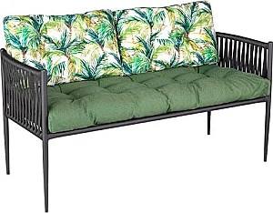 Диван для дачи Papatya Evans Anthracite / Green