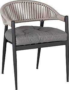 Стул для сада Papatya Corner Anthracite / Beige / Grey