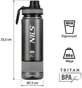Бутылка для воды Nils Camp NCD07 Grey