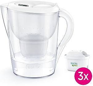 Cană filtrantă pentru apă BRITA Marella XL White 3X Filter