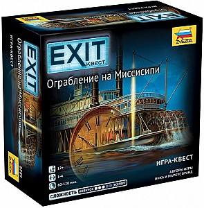 Настольная игра Zvezda Exit Квест: Ограбление на Миссисипи (8789)
