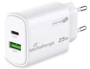Зарядное устройство для телефона MediaRange 25W Fast Charging Adapter