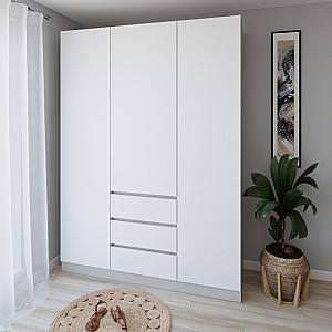 Шкаф Smartex N16 160 см Кашемир / Белый