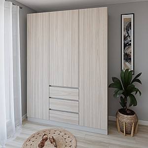 Шкаф Smartex N16 160 см Кашемир / Дуб Светлый