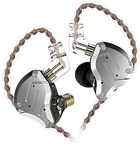 Casti KZ Acoustics ZS10 PRO Silver-Black