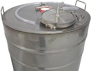 Butoi de inox IPS GROUP INOX 105 l ( cu robinet, aerator, furtun)