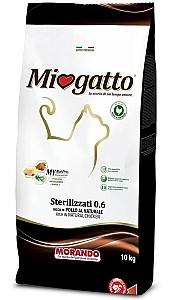Сухой корм для кошек Morando Miogatto Sterilized Rich In Natural Chicken 10 кг