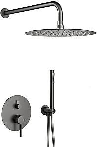 Set de duș Armatura Moza PVD Gun Metal (127043)