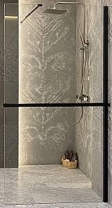 Paravan de dus Linia H2O Lino 1000x2000 Negru