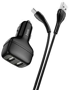 Автомобильная зарядка HOCO Z36 Leader+ USB Type-C