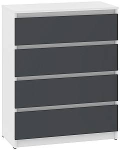 Comoda Pehotin NS-4 Alb / Antracit