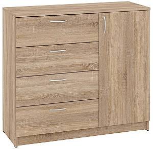 Comoda Pehotin K-4+1 Stejar Sonoma