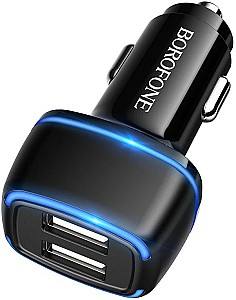 Автомобильная зарядка Borofone BZ14 Max Black