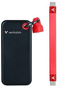 SSD extern Verbatim Pocket 512GB Black/Red