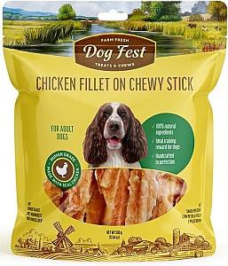 Snackuri pentru caini Dog Fest Chicken Fillet on Chew Stick 500 g