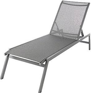Шезлонг GoodHome Batz Steel Gray