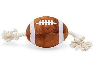 Игрушка для собаки Beeztees Rugby Ball with Rope (626966)