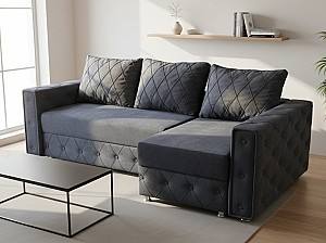 Угловой диван Elegant Style K7 Темно Серый