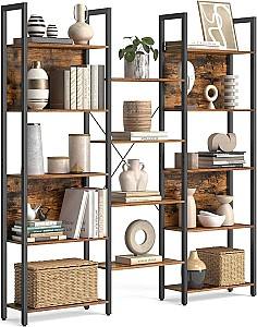 Стеллаж Vasagle LLS107B01 Rustic Brown/Black