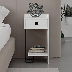 Прикроватная тумбочка Hanah Home Sirius Right White