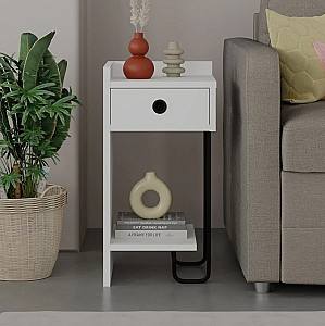 Прикроватная тумбочка Hanah Home Sirius Left White v2