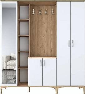 Antreu Mirage Meble EA129 Nuc (Maro)/Alb